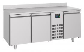 Gekoelde werkbank Koelwerkbank Rand 3 Deuren Mono Block - 178,5x70x86 cm Pro Line Combisteel 7489.5405