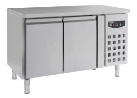 Gekoelde werkbank Vrieswerkbank 2 Deuren - 136x70x85 cm Standard Line Combisteel 7450.0081