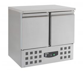 Gekoelde werkbank Vrieswerkbank 2 Deuren - 94,3x70x85,5 cm Combisteel 7450.0079