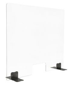 Keukenaccessoire Plexiglas Scherm Met Uitsparing X - 80x6x85 cm Combisteel 7013.1910