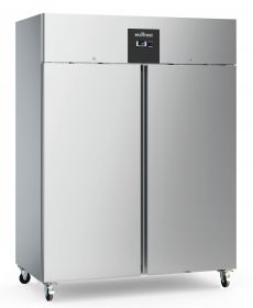 Koelkast RVS 2 Deuren - 148x83x201 cm Combisteel 7950.5010