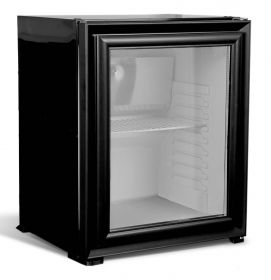 Koelkast tafelmodel Minibar 60L Glasdeur Peltier Koeling - 47,7x48x59,4 cm Combisteel 7071.0030