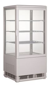 Koelvitrine 68L Wit - 42,8x38,6x88,5 cm Combisteel 7487.0165