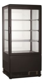 Koelvitrine 68L Zwart - 42,8x38,6x88,5 cm Combisteel 7487.0170