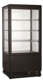 Koelvitrine 78L Zwart - 42,8x38,6x96 cm Combisteel 7487.0175