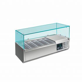 Koelvitrine Gekoelde Opzetvitrine Model Evrx 1200/330 Saro 465-2000