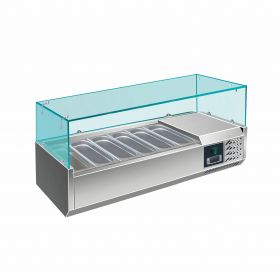 Koelvitrine Gekoelde Opzetvitrine Model Evrx 1400/330 Saro 465-2005