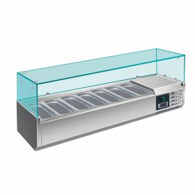 Koelvitrine Gekoelde Opzetvitrine Model Evrx 1500/330 Saro 465-2007