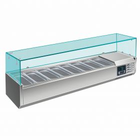 Koelvitrine Gekoelde Opzetvitrine Model Evrx 1800/330 Saro 465-2012