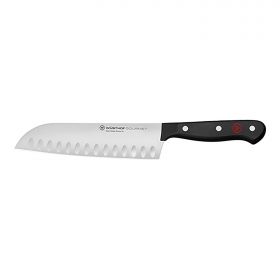 Koksmes 17cm Santoku RVS kuiltjes Wüsthof Dreizack EMG 150471