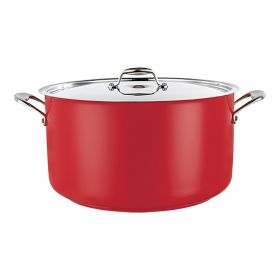 Kookpan middel Ø28 cm RVS (rood) Pujadas EMG 720584