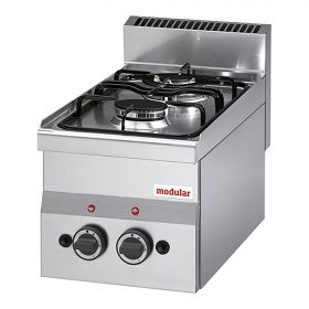 Kooktoestel 2-zones gas RVS Modular EMG 316601
