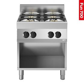 Kooktoestel 4-zones gas RVS Modular EMG 318701