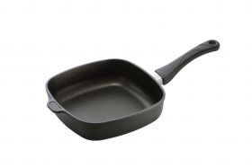 Lyonnaiserpan Eurolux Premium Vierkante Pan 24 X Cm, Ongeveer 6,5 Cm Hoog Saro Eu324-S-3