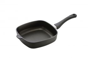 Lyonnaiserpan Eurolux Premium Vierkante Pan 28 X Cm, Ongeveer 6,5 Cm Hoog Saro Eu328-S-3