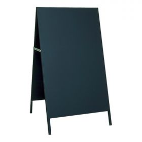 Menu stoepbord metaal (zwart) EMGA EMG 733012