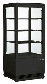 Mini Koelvitrine Model Sc 80 Zwart Saro 330-1009