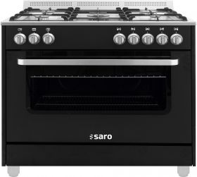 Multifunctioneel Gasfornuis Met Elektrische Oven Model Ts95C61Lne Zwart Saro 331-1155