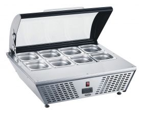 Opzetvitrine 67L - 76,7x61,2x32,8 cm Combisteel 7487.0040