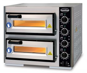 Pizza-oven Elektrisch Pizzaoven Dubbel 2 X 1 - 63x63x53 cm Combisteel 7491.1005