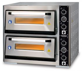 Pizza-oven Elektrisch Pizzaoven Dubbel 2 X 6 - 89x110x76 cm Combisteel 7491.1035