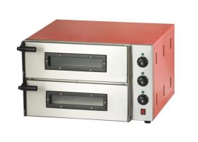 Pizza-oven Pizzaoven Dubbel 2 X 1 - 68,5x67,5x43 cm Combisteel 7455.1095