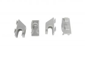 Rooster Set 4 Clips Wit t.b.v. 7487.0165 Oude Serie Combisteel 7487.0182