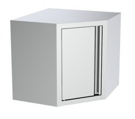 RVS Kast Hoek Wandkast - 70x70x65 cm Combisteel 7333.0296