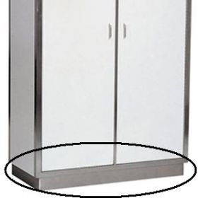RVS Kast Plint - 188x10 cm Combisteel 7003.0713