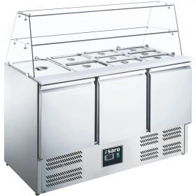Saladette / Saladebar Met Glas Opbouw Model Es 903 G Saro 465-1090