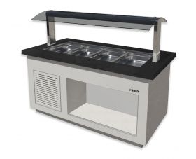 Saladette / Saladebar Model Premium Line- Sb-K 170 Wit Saro 366-2005
