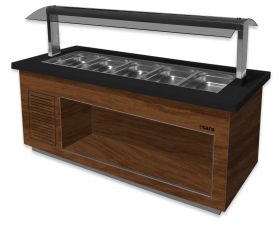 Saladette / Saladebar Model Premium Line- Sb-K 230 Okkernoot Saro 366-2215