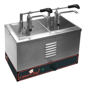 Sauzen warmer m/dispenser RVS CaterChef EMG 688222