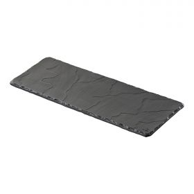Serveerplateau 30x11 cm porselein (zwart) Revol EMG 735542