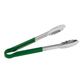 Serveertang L.25 cm RVS (groen) EMGA EMG 125124