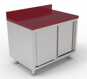 Snij Werktafel Schuifdeuren - 160x70x85 cm Combisteel 7333.1625