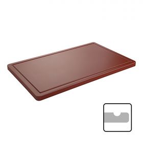 Snijblad 40x25 cm HDPE (bruin) CaterChef EMG 882542