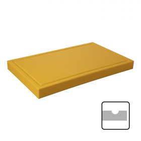Snijblad 50x30 cm HDPE (geel) CaterChef EMG 882681
