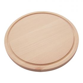 Snijplank Ø28 cm beukenhout EMGA EMG 32051