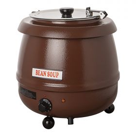Soepketel 10L metaal scharnierend deksel Bistro EMG 537110