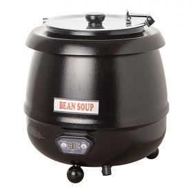 Soepketel 10L metaal scharnierend deksel Bistro EMG 537112