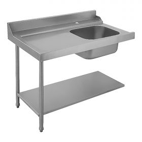 Spoeltafel 120 cm RVS Elettrobar EMG 570121