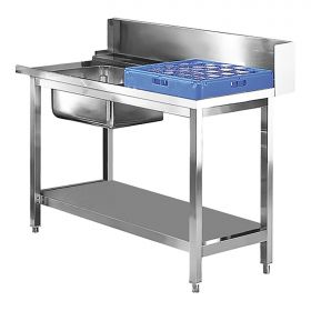 Spoeltafel 120 cm RVS Modular EMG 316574