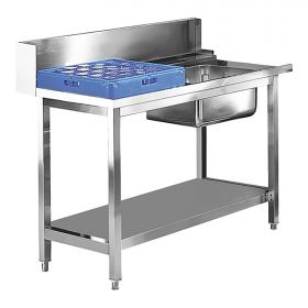 Spoeltafel 120 cm RVS Modular EMG 316575