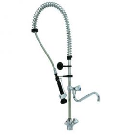 Spoeltafel Spoeldouche 1-Gats Combisteel 7212.0030