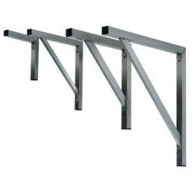 Stelling / Wandplank Rek 30/30 RVS Konsole - 22,5x22,5 cm Combisteel 7003.0600
