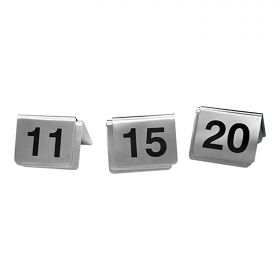 Tafelnummer set (11~20) -10 RVS EMGA EMG 705051