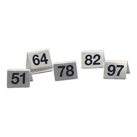 Tafelnummer set (51~100) -50 RVS EMGA EMG 705055