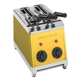 Tosti apparaat 2-tangen RVS (goud) MilanToast EMG 420012