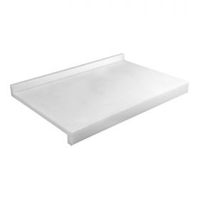 Trancheerblad 60x40 cm HDPE (wit) CaterChef EMG 882630